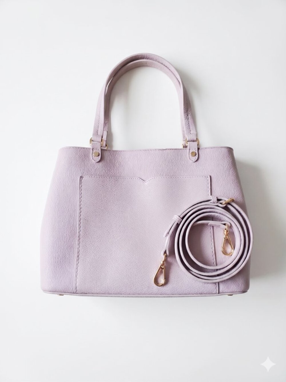 ✨️ Antik Kraft Soft Cream Shoulder Tote with Gold Hardware